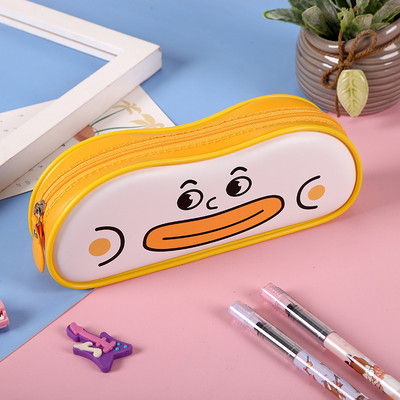 Korejska verzija, pernica sa slatkim crtanim uzorkom, veliki kapacitet, mala žuta patka, torba za pohranu pribora za učenike, školski pribor