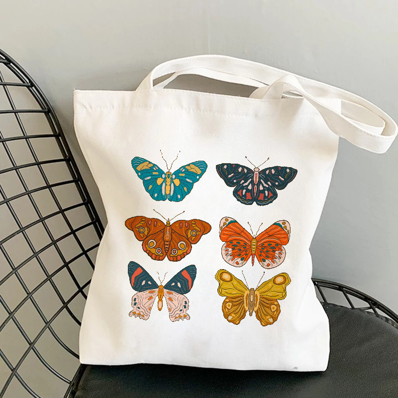 2021. Ženska platnena torba na rame Studentska torba Frog Ženska torba Korejska moda Torba za višekratnu upotrebu velikog kapaciteta