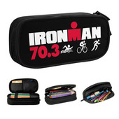 Triatlono korėjiečių pieštukų dėklas berniukams Gilrs didelės talpos plaukimo dviračių bėgimo pieštuko maišelis studentams raštinės reikmenys