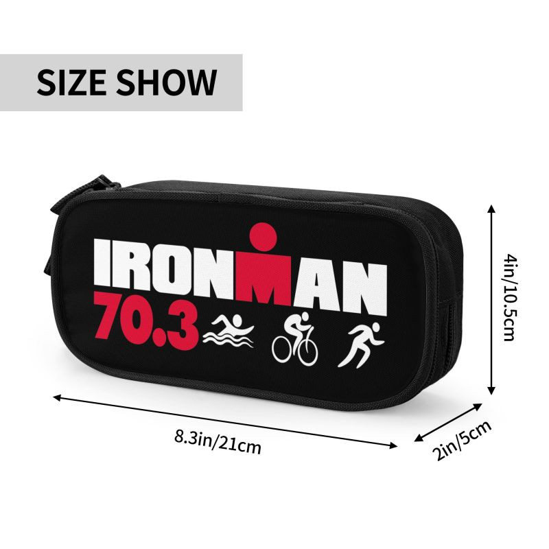 Triatlono korėjiečių pieštukų dėklas berniukams Gilrs didelės talpos plaukimo dviračių bėgimo pieštuko maišelis studentams raštinės reikmenys