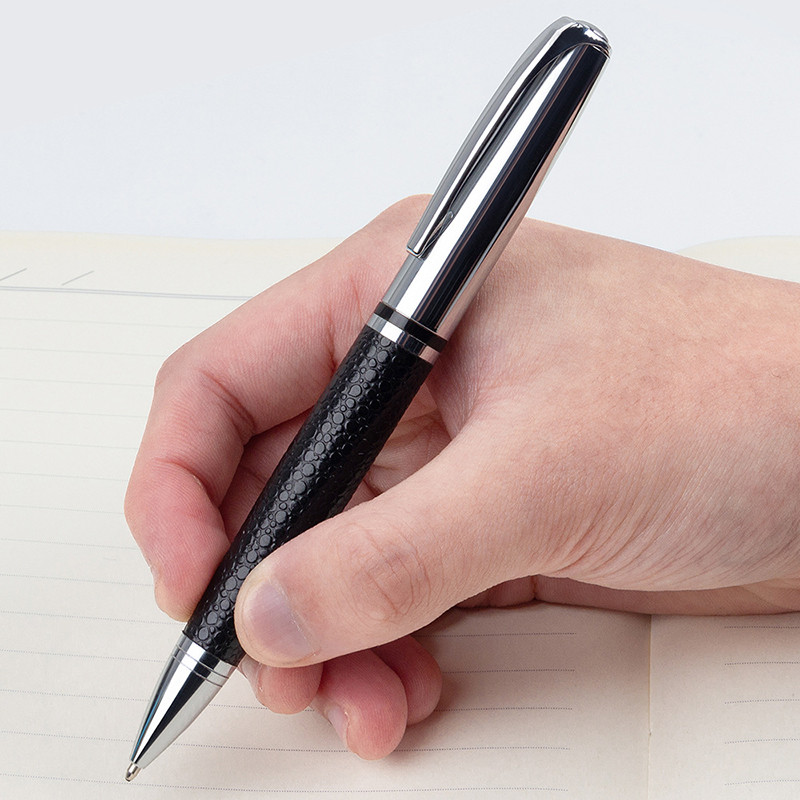 Modni dizajn PU kožna visokokvalitetna metalna kemijska olovka Poslovna muška olovka za pisanje s potpisom Kupi 2 Pošalji poklon