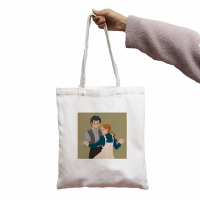 Ženska Anne Shirley platnena velika torba Djevojka Horor Crtić Veliki kapacitet Shopper torbica Moda Studer Poklon za učitelja