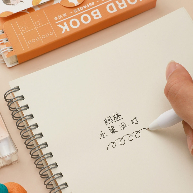 2kom Fruit Party gel olovke s tintom, breskvasto narančasto zelena, 0,5 mm kemijska olovka crne boje, pisaća olovka za uredske učenike A6288