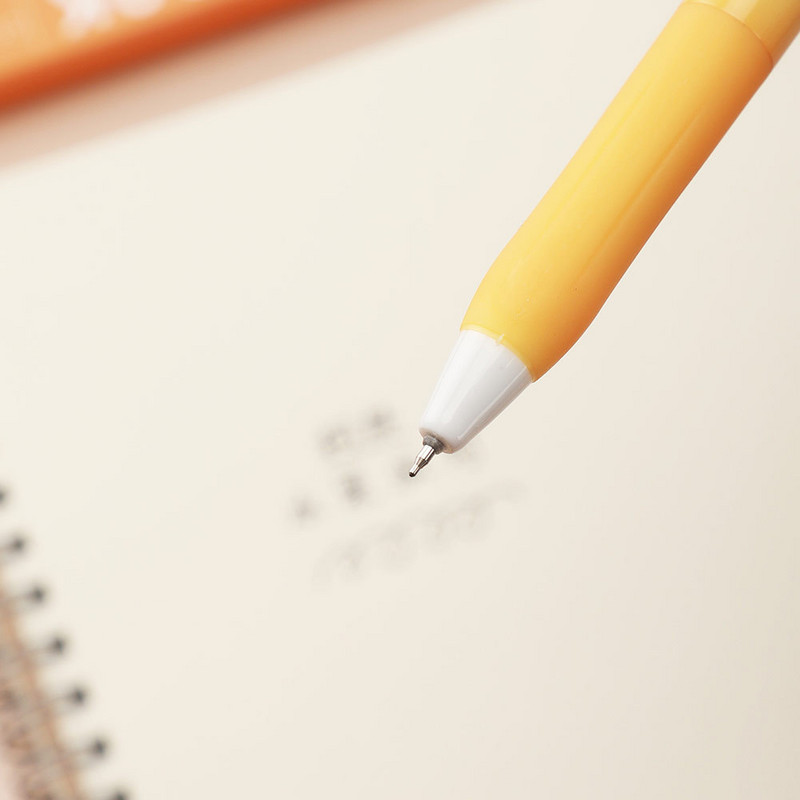 2kom Fruit Party gel olovke s tintom, breskvasto narančasto zelena, 0,5 mm kemijska olovka crne boje, pisaća olovka za uredske učenike A6288