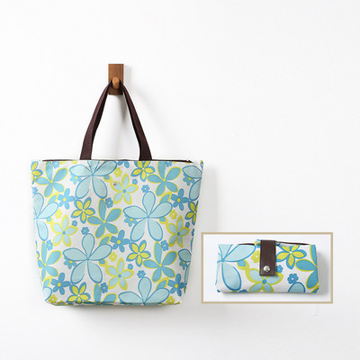 Geantă de cumpărături pliabilă Poșetă portabilă Oxford de băcănie, reutilizabilă, impermeabilă, geantă de mână pentru femei, geantă mare de plajă, lavabilă