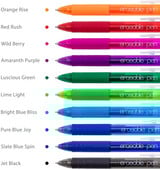 Originalne pametne olovke za prijenosno računalo koje se mogu višekratno koristiti, izuzetno fino, glatko, 0,5 mm gel, punjenje crne crvene tinte, dječji dar, uredski materijal