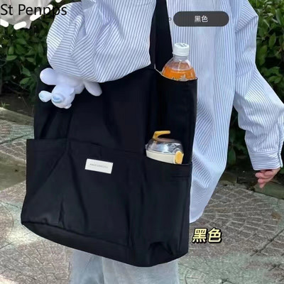 Ženska velika torba Estetska jednobojna studentska ručna torba Torba na rame velikog kapaciteta Oxford torba za plažu za višekratnu upotrebu 2022.