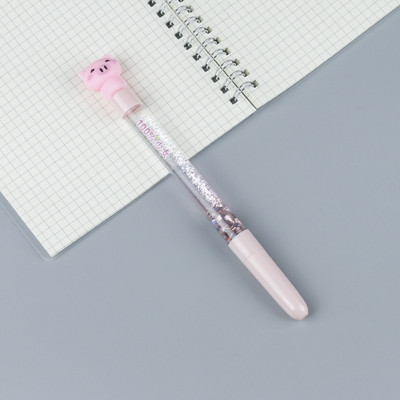 5 komada Kawaii Moon Liquid Quicksand Gel olovka Neutralna olovka Šljokice Ukrasna olovka s potpisom Školski uredski pribor Pribor