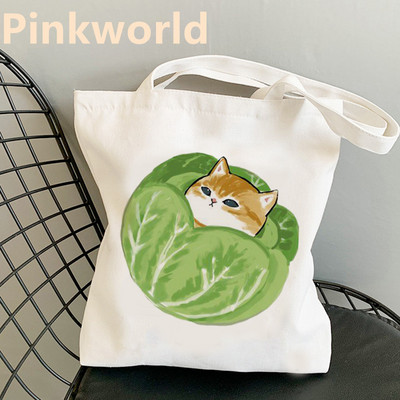 Attendance kuhinja Atletski mačji print Cool Shopper Bag Shopper Crno-bijela Ženska modna shopping torba na rame Velika torba, isporuka