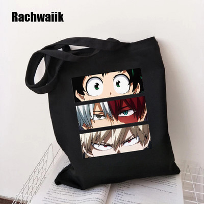 Geantă de cumpărături gotică Geanta de cumpărături Harajuku Geanta de umăr din pânză pentru femei Gotic feminin Punk amuzant Eco Capacitate mare Y2k