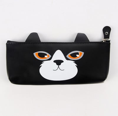 Funny Big Eyes Cat jelly Μολυβοθήκη Χαρτικά Τσάντα αποθήκευσης σχολικά είδη γραφείου Escolar