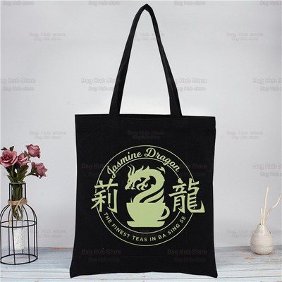 Iemiesojums The Last Airbender Melns Rokassomas Audekls Tote Bag Iepirkšanās Ūdens Zeme Fire Gaiss Plecu somas bolsas de tela