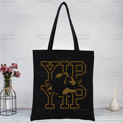 Iemiesojums The Last Airbender Melns Rokassomas Audekls Tote Bag Iepirkšanās Ūdens Zeme Fire Gaiss Plecu somas bolsas de tela