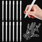 Set pix gel 3 culori auriu/argintiu/alb pixuri gel cerneală albă pentru hârtie neagră stilou alb desen, schiță, proiectare ilustrație