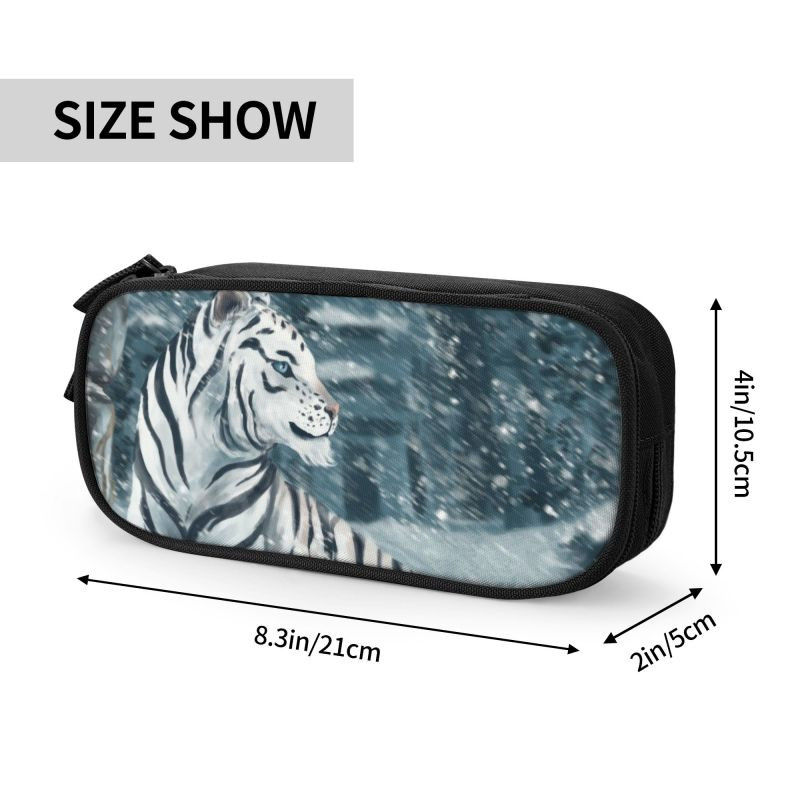 Kawaii The Guardian Tiger pieštukų dėklai berniukams Gilrs Large Storage Beast Pencil Box mokykliniai reikmenys