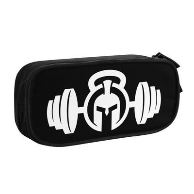 Jauks No Pain No Gain zīmuļu futrālis meitenēm, zēniem, liela glabāšanas vieta Kultūrisms Fitnesa zāle zīmuļu maisiņš Skolas piederumi