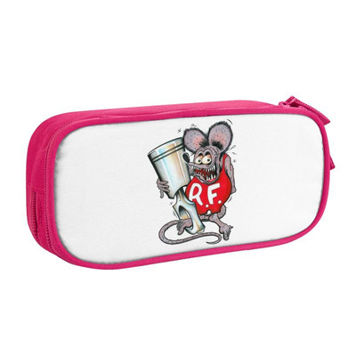 Individualizuotas juokingas animacinis filmukas Monster Rat Fink Kawaii pieštuko dėklas mergaitei berniukui didelės talpos pieštuko maišelis Studentų mokykla