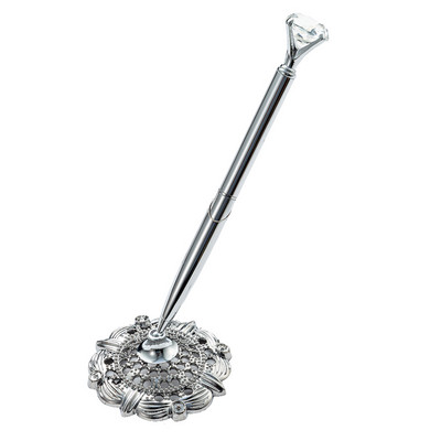 Apvalūs gelio rašikliai su pagrindinėmis reikmenimis Tušinukas, pritvirtintas prie stalo parašo rašymo įrankio skaitiklis Verslo biuras