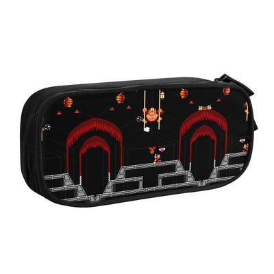 Προσαρμοσμένες vintage μολυβοθήκες Donkey Kong Kawaii για κορίτσια αγόρια Βιντεοπαιχνίδια Μεγάλης χωρητικότητας Σχολικά αξεσουάρ