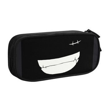 Cute Luffy Smile One Pieces Pencil Case for Girl Boy Голямо съхранение Аниме Манга Чанта за моливи Ученически пособия