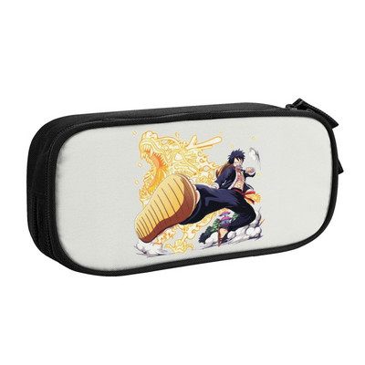 Roztomilý Luffy Smile One Pieces Pencil Case pre dievčatá a chlapcov, veľký úložný priestor pre anime a manga, ceruzka, školské potreby