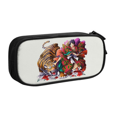 Roztomilý Luffy Smile One Pieces Pencil Case pre dievčatá a chlapcov, veľký úložný priestor pre anime a manga, ceruzka, školské potreby