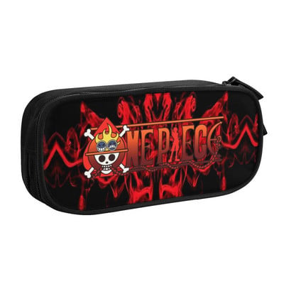 Roztomilý Luffy Smile One Pieces Pencil Case pre dievčatá a chlapcov, veľký úložný priestor pre anime a manga, ceruzka, školské potreby