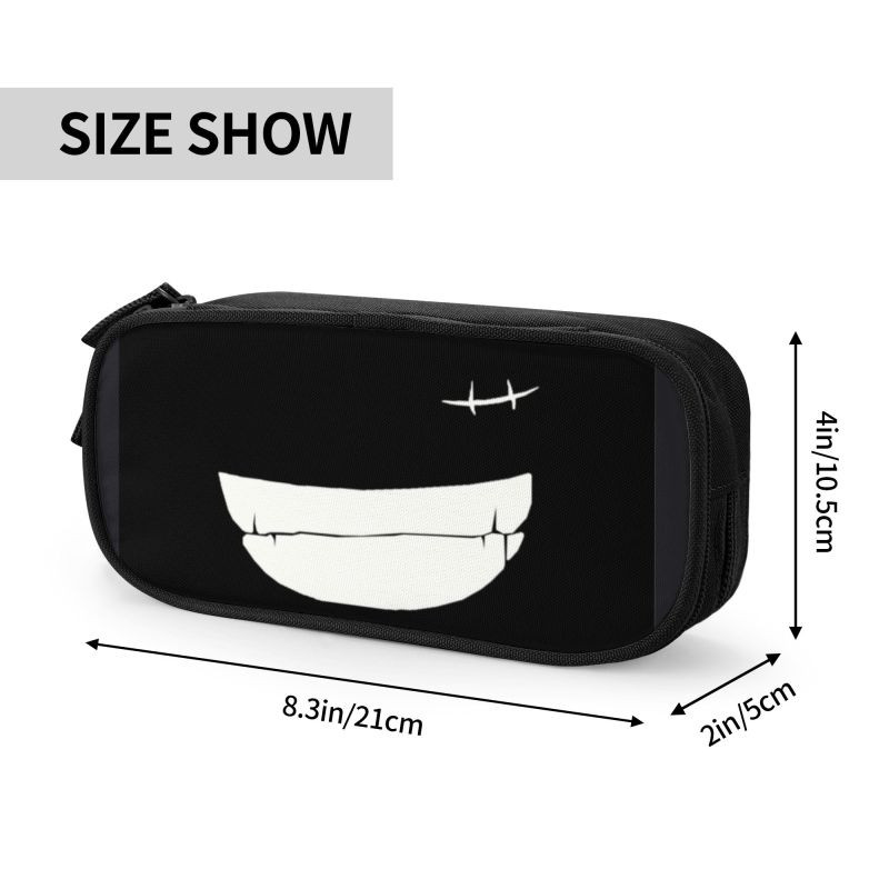 Roztomilý Luffy Smile One Pieces Pencil Case pre dievčatá a chlapcov, veľký úložný priestor pre anime a manga, ceruzka, školské potreby