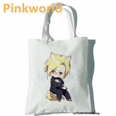 Tokyo Revengers sieviešu iepirkumu soma Funny Print Forša pircēju soma Shopper Black White Women Modes iepirkšanās soma plecu soma Soma