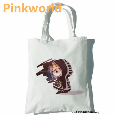 Tokyo Revengers sieviešu iepirkumu soma Funny Print Forša pircēju soma Shopper Black White Women Modes iepirkšanās soma plecu soma Soma