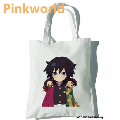 Tokyo Revengers sieviešu iepirkumu soma Funny Print Forša pircēju soma Shopper Black White Women Modes iepirkšanās soma plecu soma Soma