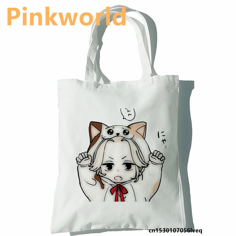 Tokyo Revengers sieviešu iepirkumu soma Funny Print Forša pircēju soma Shopper Black White Women Modes iepirkšanās soma plecu soma Soma
