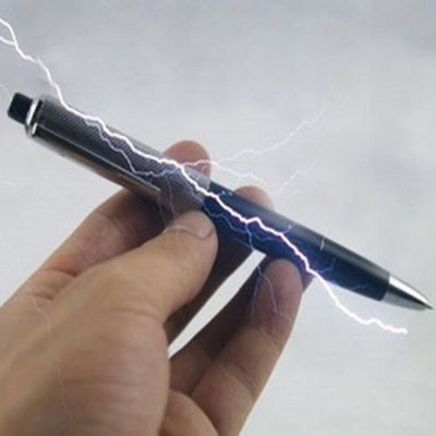 Újdonság elektromos sokkoló toll játék biztonsági praktikus golyóstoll segédeszköz Gag vicc Vicces tréfa trükk Szórakoztató barát Legjobb ajándékok