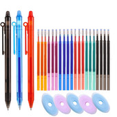 Haile Kawaii set gel olovaka s brisanjem u boji 0,5 mm fine automatske kemijske olovke za punjenje Štap Periva ručka za pisaći pribor