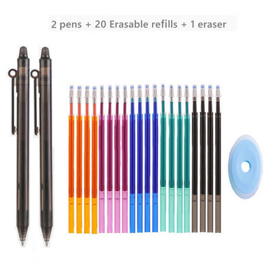 Haile Kawaii set gel olovaka s brisanjem u boji 0,5 mm fine automatske kemijske olovke za punjenje Štap Periva ručka za pisaći pribor