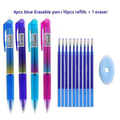 Haile Kawaii set gel olovaka s brisanjem u boji 0,5 mm fine automatske kemijske olovke za punjenje Štap Periva ručka za pisaći pribor