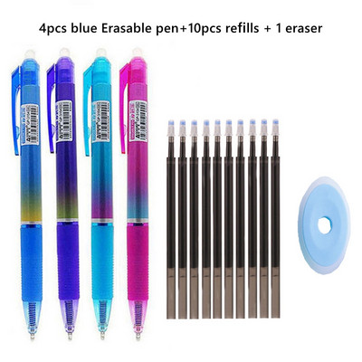 Haile Kawaii set gel olovaka s brisanjem u boji 0,5 mm fine automatske kemijske olovke za punjenje Štap Periva ručka za pisaći pribor