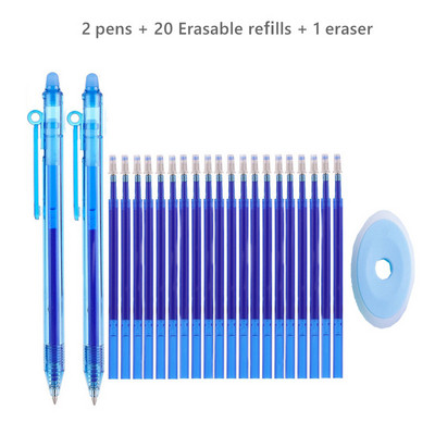 Haile Kawaii set gel olovaka s brisanjem u boji 0,5 mm fine automatske kemijske olovke za punjenje Štap Periva ručka za pisaći pribor