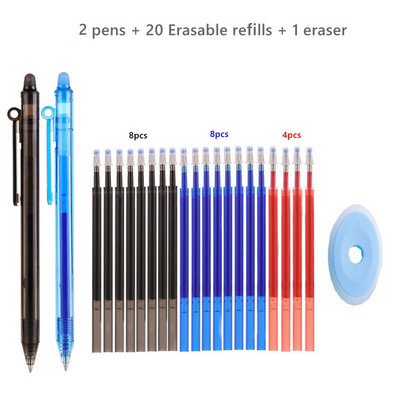 Haile Kawaii set gel olovaka s brisanjem u boji 0,5 mm fine automatske kemijske olovke za punjenje Štap Periva ručka za pisaći pribor