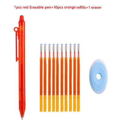 Haile Kawaii set gel olovaka s brisanjem u boji 0,5 mm fine automatske kemijske olovke za punjenje Štap Periva ručka za pisaći pribor