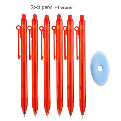 Haile Kawaii set gel olovaka s brisanjem u boji 0,5 mm fine automatske kemijske olovke za punjenje Štap Periva ručka za pisaći pribor