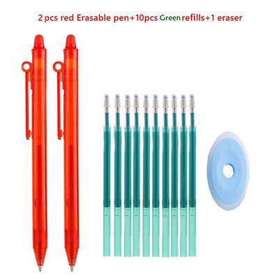 Haile Kawaii set gel olovaka s brisanjem u boji 0,5 mm fine automatske kemijske olovke za punjenje Štap Periva ručka za pisaći pribor