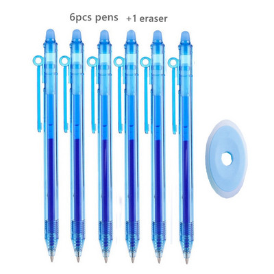 Haile Kawaii set gel olovaka s brisanjem u boji 0,5 mm fine automatske kemijske olovke za punjenje Štap Periva ručka za pisaći pribor