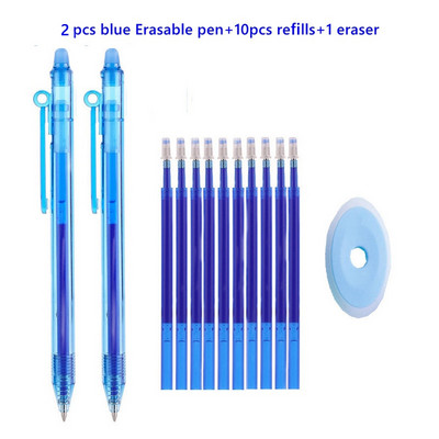 Haile Kawaii set gel olovaka s brisanjem u boji 0,5 mm fine automatske kemijske olovke za punjenje Štap Periva ručka za pisaći pribor