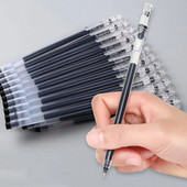 10 kom Neutralna gel olovka velikog kapaciteta 0,5 mm Crveno Plava Crna Olovka s potpisom Učenička vodena olovka Školski uredski materijal