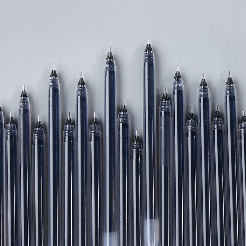 10 kom Neutralna gel olovka velikog kapaciteta 0,5 mm Crveno Plava Crna Olovka s potpisom Učenička vodena olovka Školski uredski materijal