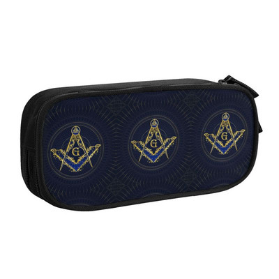 Vabamüürlaste kurja silma sümbol Kawaii pliiatsitopsid poistele Gilrs Suure mahutavusega vabamüürlaste vabamüürlaste pliiatsikotikes õpilastele kirjatarbed