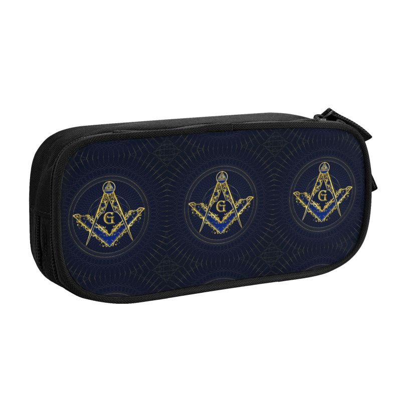 Vabamüürlaste kurja silma sümbol Kawaii pliiatsitopsid poistele Gilrs Suure mahutavusega vabamüürlaste vabamüürlaste pliiatsikotikes õpilastele kirjatarbed