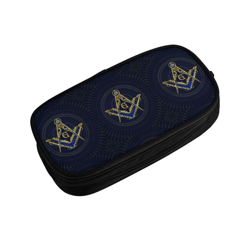 Vabamüürlaste kurja silma sümbol Kawaii pliiatsitopsid poistele Gilrs Suure mahutavusega vabamüürlaste vabamüürlaste pliiatsikotikes õpilastele kirjatarbed