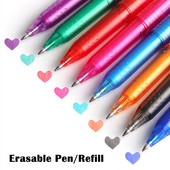 8 db törölhető toll 8 színű tinta gél toll készlet stílusok szivárvány új, legkelendőbb kreatív rajz írószer toll iskolai irodába